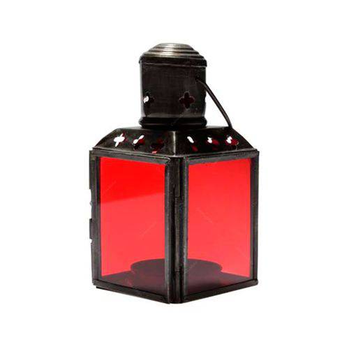 Assistência Técnica, SAC e Garantia do produto Lanterna Preto e Vermelha em Metal e Vidro