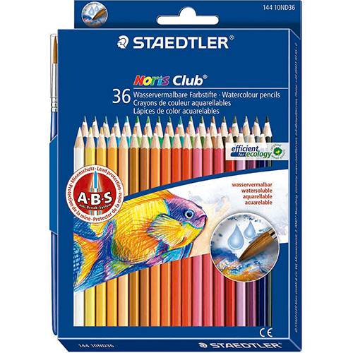 Assistência Técnica, SAC e Garantia do produto Lápis de Cor Staedtler Noris Club Aquarel 36 Cores