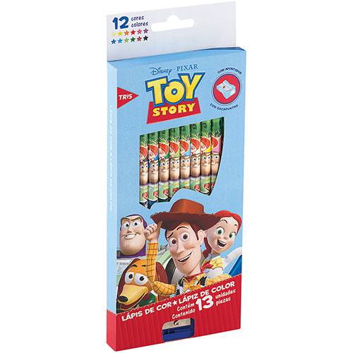 Assistência Técnica, SAC e Garantia do produto Lápis de Cor Tris com Apontador Toy Story 12 Cores