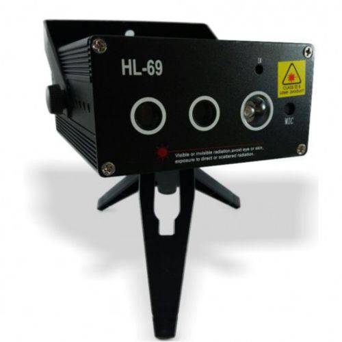 Assistência Técnica, SAC e Garantia do produto LASER PROJETOR Holográfico HL-69 com Desenhos Luz de Festa Colorida 250mW