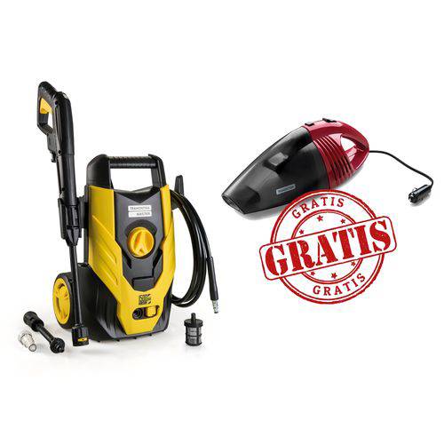 Assistência Técnica, SAC e Garantia do produto Lavadora de Alta Pressão Tramontina 1200W Preto/Amarelo Combo Aspirador Automotivo 60w