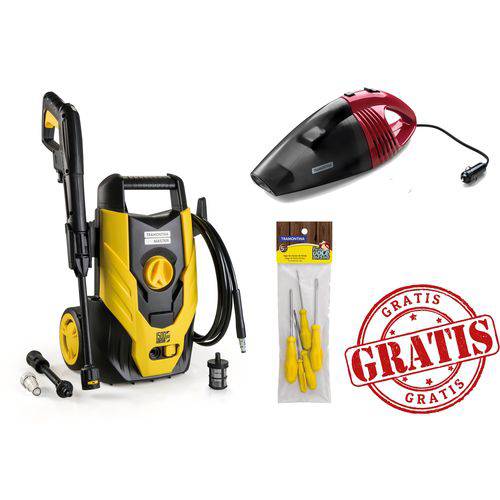 Assistência Técnica, SAC e Garantia do produto Lavadora Alta Pressao 1200w Tramontina Combo Kit Ferramentas e Aspirador Tramontina