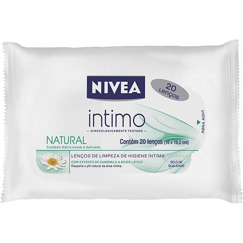 Assistência Técnica, SAC e Garantia do produto Lenço Íntimo Nivea Natual 20 Unidades