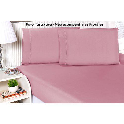 Assistência Técnica, SAC e Garantia do produto Lençol Avulso com Elástico para Cama King Size de Algodão - Enxoval Quarto Casal Palha