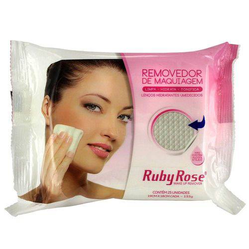 Assistência Técnica, SAC e Garantia do produto 2 Lenços Demaquilante Removedor Maquiagem Ruby Rose Hb-200