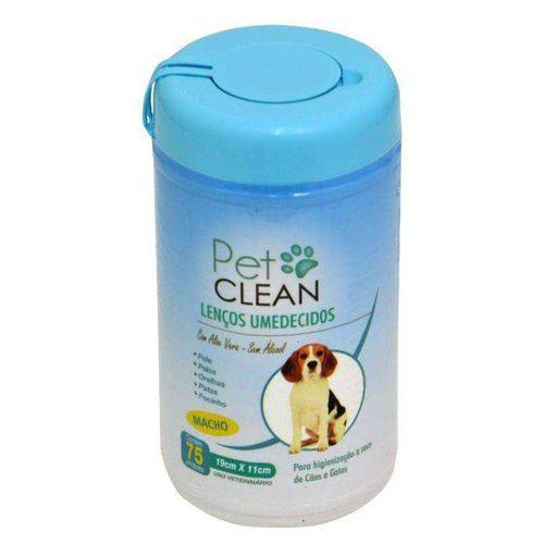 Assistência Técnica, SAC e Garantia do produto Lenços Umedecidos para Macho Pet Clean 75 Folhas