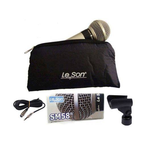 Assistência Técnica, SAC e Garantia do produto Leson SM58 P4 | Microfone com Fio de Mão