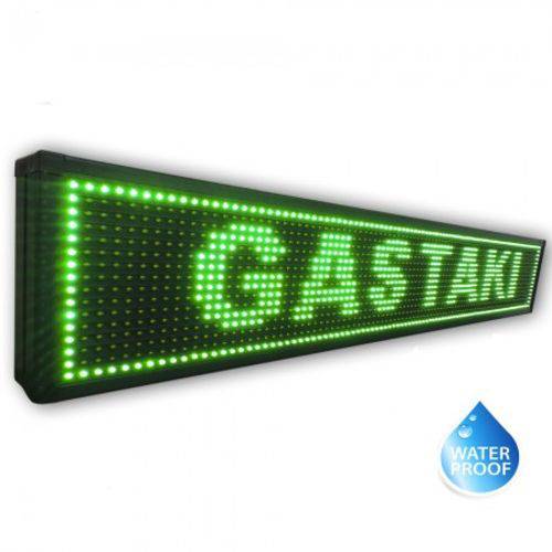 Assistência Técnica, SAC e Garantia do produto Letreiro Digital LED VERDE Luminoso Alto Brilho 20x100cm OUTDOOR Prova D'água