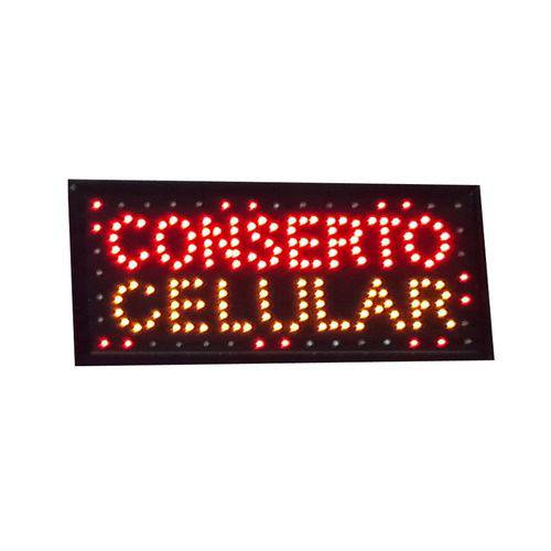 Assistência Técnica, SAC e Garantia do produto Letreiro Led Painel Luminoso Placa de Aviso Loja - Conserto Celular