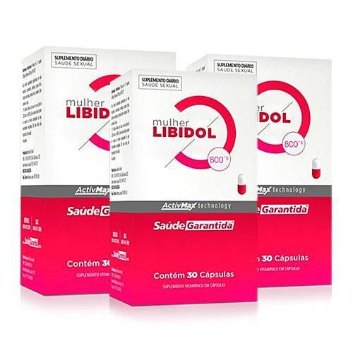Assistência Técnica, SAC e Garantia do produto Libidol Feminino 3 Potes Totalizando 90 Cápsulas Saúde Garantida
