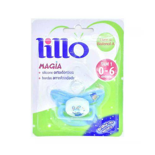 Assistência Técnica, SAC e Garantia do produto Lillo 612420 Magia Chupeta Ort Silicone Azul Tam1