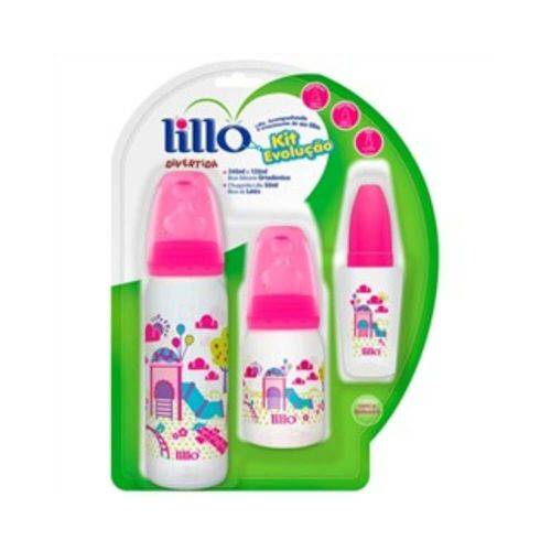 Assistência Técnica, SAC e Garantia do produto Lillo 614831 Evolução Divertida Kit de Mamadeiras Rosa