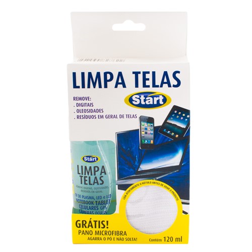 Assistência Técnica, SAC e Garantia do produto Limpa Telas Start 120ml + Grátis Pano de Microfibra