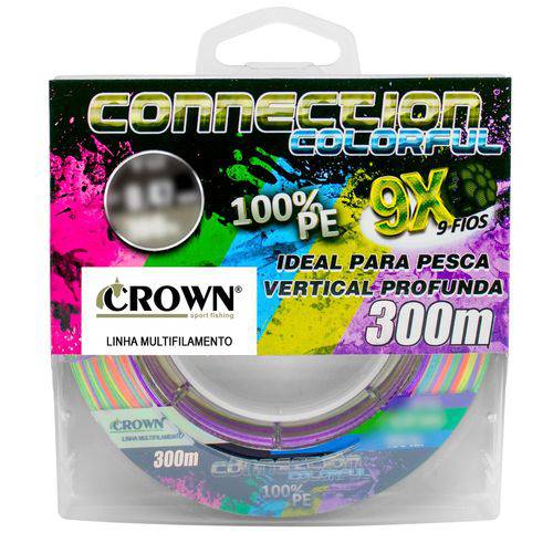 Assistência Técnica, SAC e Garantia do produto Linha Multifilamento Crown Connection 9x Colorful 0,23mm 30lb