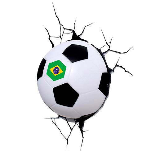 Assistência Técnica, SAC e Garantia do produto Luminária Bola de Futebol Edição Especial BRASIL Branca - 3D Light FX