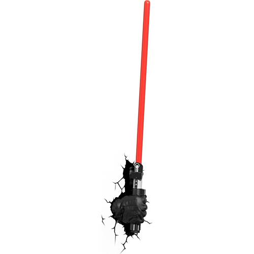 Assistência Técnica, SAC e Garantia do produto Luminária de Parede Star Wars Sabre Darth Vader Vermelho - 3D LIGHT FX