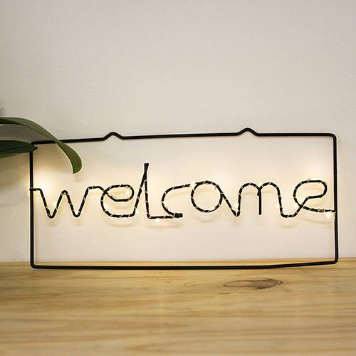 Assistência Técnica, SAC e Garantia do produto Luminária Decorativa em Metal com LED Pilha Welcome - Orb