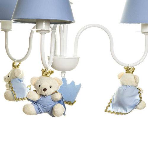 Assistência Técnica, SAC e Garantia do produto Lustre 3L Simples com 3 Ursinhos Príncipes Quarto Bebê Infantil Menino