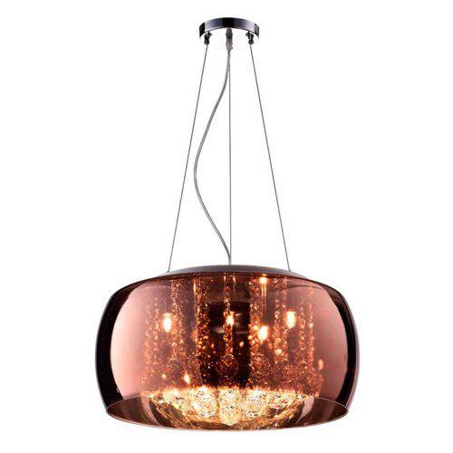 Assistência Técnica, SAC e Garantia do produto Lustre Pendente Cobre Cristal 40cm - 140320003