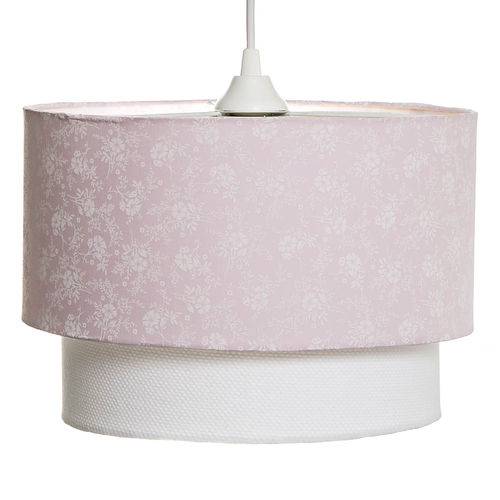 Assistência Técnica, SAC e Garantia do produto Lustre Tubular Duplo Rosa Branco Quarto Bebê Infantil Menina