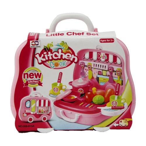 Assistência Técnica, SAC e Garantia do produto Maleta Cozinha Frutas e Legumes Infantil Rosa - Mc18243rs