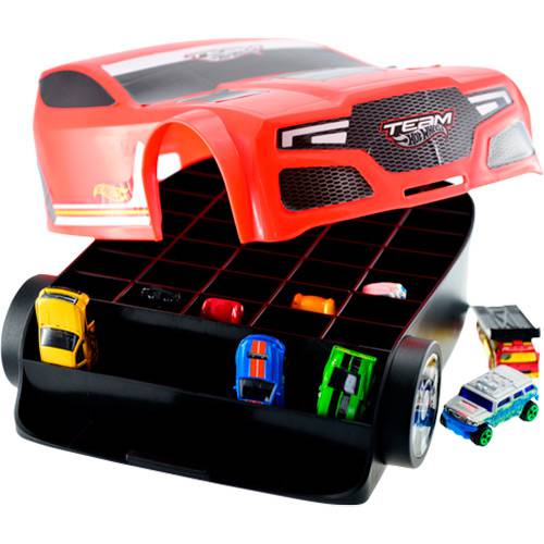 Assistência Técnica, SAC e Garantia do produto Maleta Torque Twister para 35 Carrinhos Hot Wheels Astro Toys