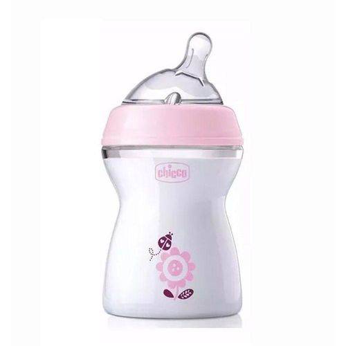 Assistência Técnica, SAC e Garantia do produto Mamadeira Step Up Rosa Flor Fluxo Médio 250ml (2m+) - Chicco