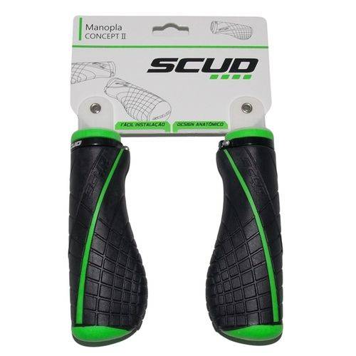 Assistência Técnica, SAC e Garantia do produto Manopla Punho Moto Esportivo Scud Concept 2 Ergonômica Anatômica Descanso P/ Mão - Par