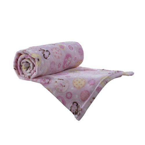 Assistência Técnica, SAC e Garantia do produto Manta Glorious Baby Flannel Le Petit Abc Bichos Rosa Corttex