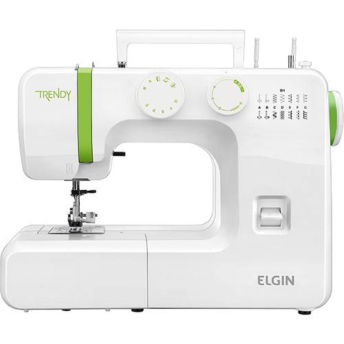Assistência Técnica, SAC e Garantia do produto Máquina de Costura Elgin Trendy JX-3013 Portátil Branco/Verde