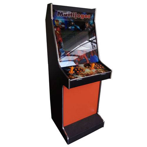 Assistência Técnica, SAC e Garantia do produto Máquina Multijogos de Fliperama 19 Polegadas Clássicos Arcade Preta e Laranja