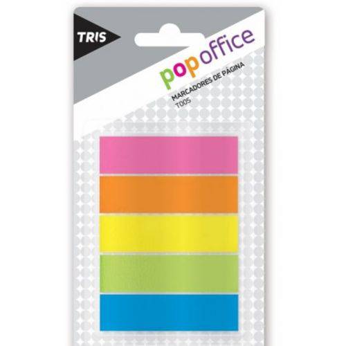 Assistência Técnica, SAC e Garantia do produto Marcador de Pagina Tris Pop Office Index - Plastica - Retangular 120 Fls Neon 677460