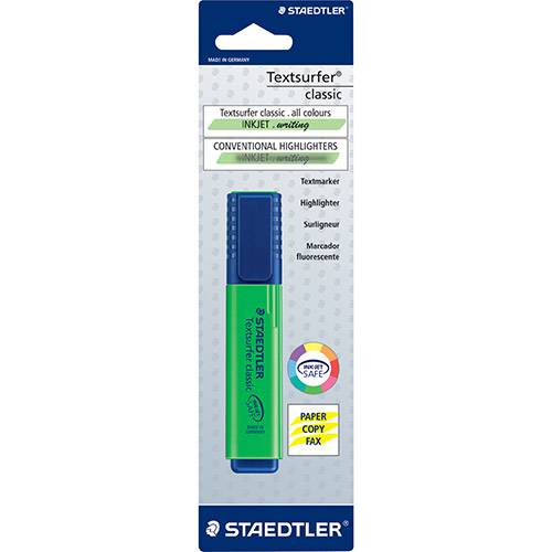 Assistência Técnica, SAC e Garantia do produto Marcador Fluor Staedtler Textsurfer Classic Verde 1 Unidade - Tris