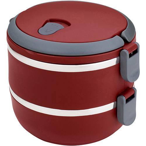 Assistência Técnica, SAC e Garantia do produto Marmita Lunch Box Vermelho - Euro Home