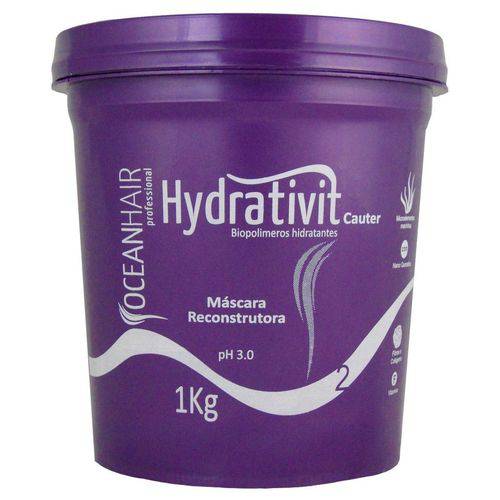 Assistência Técnica, SAC e Garantia do produto Máscara Hydrativit Biopolimeros Hidratantes Ph 3.0 1Kg - Ocean Hair