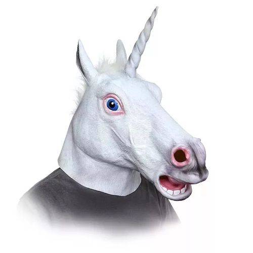 Assistência Técnica, SAC e Garantia do produto Máscara Unicórnio Cabeça de Cavalo Branco com Chifre Látex