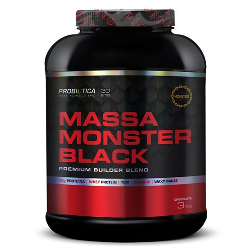Assistência Técnica, SAC e Garantia do produto Massa Monster Black (3kg) Probiótica