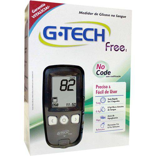 Assistência Técnica, SAC e Garantia do produto Medidor de Glicose Kit Free G-Tech