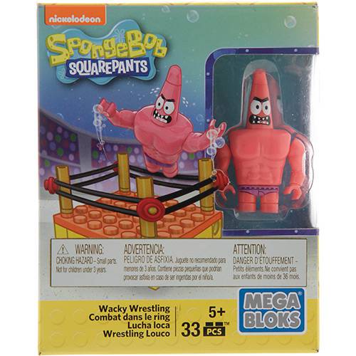 Assistência Técnica, SAC e Garantia do produto Mega Bloks Bob Esponja Conjunto Pequeno Lucha Loca - Mattel