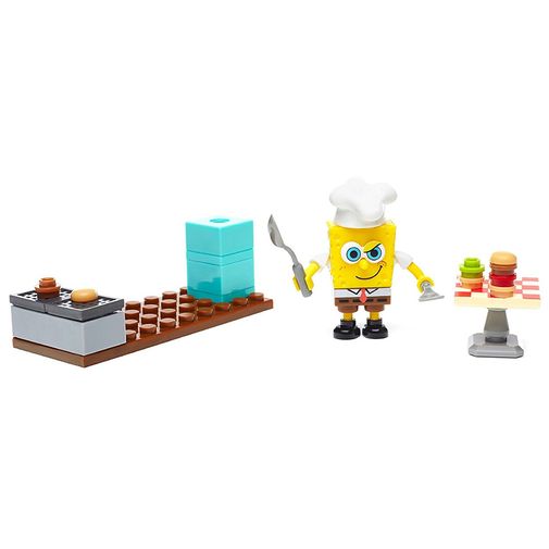 Assistência Técnica, SAC e Garantia do produto Mega Bloks Bob Esponja - Hamburgueres Loucos - Mattel