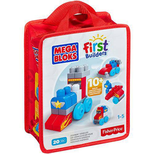 Assistência Técnica, SAC e Garantia do produto Mega Bloks First Builders Sacola 20 Peças Veículos CNH09 - Mattel