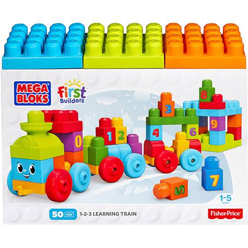 Assistência Técnica, SAC e Garantia do produto Mega Bloks First Builders Trem de Aprendizado - Mattel