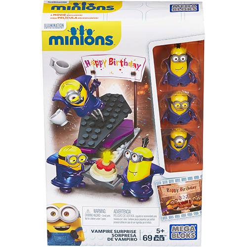 Assistência Técnica, SAC e Garantia do produto Mega Bloks Minions Conjunto Filme Grande Vampiros - Mattel