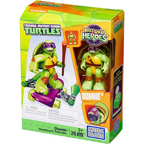 Assistência Técnica, SAC e Garantia do produto Mega Bloks Tartarugas Ninja JR com Skate Donatello - Mattel