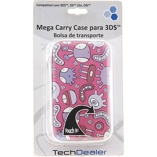 Assistência Técnica, SAC e Garantia do produto Mega Carry Case para 3DS - Bolsa de Transporte (Inseto Rosa)