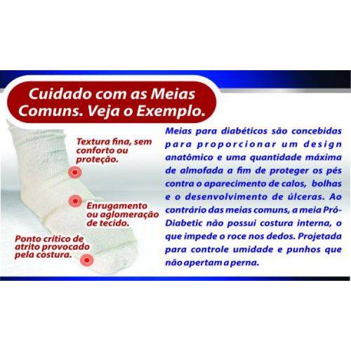 Assistência Técnica, SAC e Garantia do produto Meia Pro-diabetic M Preta Sg-715 Ortho Pauher
