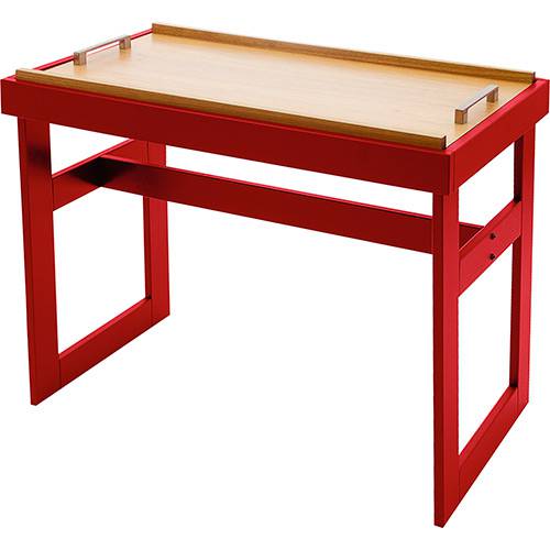 Assistência Técnica, SAC e Garantia do produto Mesa de Apoio Vermelho (71,2x49x84cm) - Tramontina