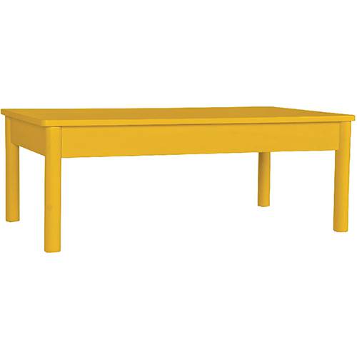 Assistência Técnica, SAC e Garantia do produto Mesa de Centro Retangular Charlote Amarelo (34x90x50cm) - Orb