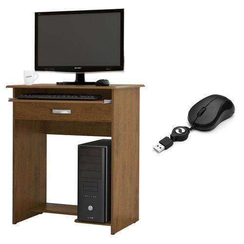 Assistência Técnica, SAC e Garantia do produto Mesa de Computador Prática com Gaveta - Malbec - Acompanha um Mouse