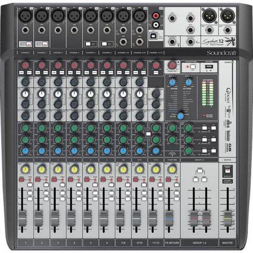 Assistência Técnica, SAC e Garantia do produto Mesa de Som 12 Canais Signature 12mkt Preto/prata Soundcraft